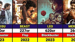 List Of Thalapathy Vijay All Hits & Flops Movies  Leo