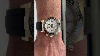 #Shorts  Not your everyday White Daytona Rolex Yellow gold White dial Daytona Wrist shot