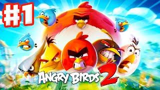 Angry Birds 2 - Gameplay Walkthrough Part 1 - Levels 1-15 3 Stars Feathery Hills iOS Android