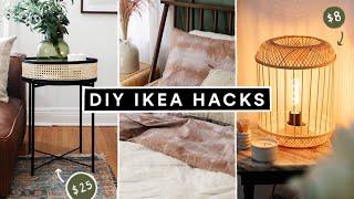 DIY IKEA HACKS - Affordable DIY Room Decor + Furniture Hacks for 2021