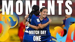 #U17WAC Moments  Match Day One