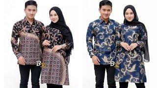 35++ Model Baju Batik Couple Atasan Terbaru Kemeja Batik dan Tunik Batik