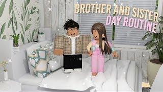 Brother and Sister Weekend Routine  Roblox Bloxburg Roleplay  alixia