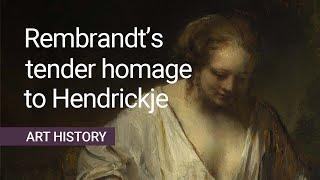 A guide to Rembrandts A Woman Bathing in a Stream Hendrickje Stoffels?  National Gallery