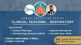 UKMSA Webinar  Respiratory Clinical Teaching