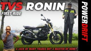 New TVS Ronin  Enfield-Beater?  First Ride Review  PowerDrift