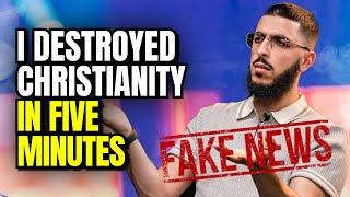 Muslim Ali Dawah Claims He Debunked Christianity In Just 1 Minute  Christian Response