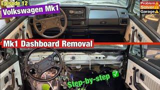 VW Mk1 dashboard removal. How to remove the dashboard from a VW Golf Mk1 Rabbit Mk1