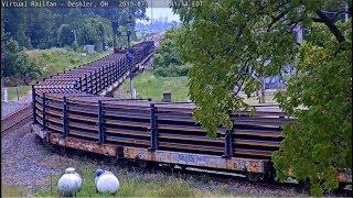 AMAZING   14 MILE CWR-Continious Welded Rail bending like cooked Spaghetti