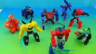 2015 MCDONALDS TRANSFORMERS HAPPY MEAL FULL COLLECTION ROBOTS IN DISGUISE VIDEO