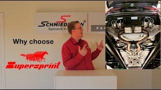 Why choose a Supersprint exhaust system? Schmiedmann explains