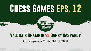 Valdimir Kramnik vs Garry Kasparov  Champions Club Blitz 2001