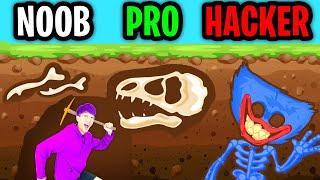 NOOB vs PRO vs HACKER In CRAZY DINO PARK? ALL DINOSAURS