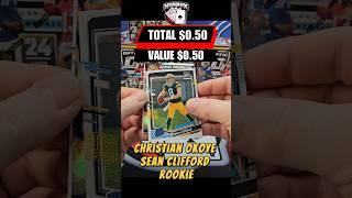VALUE OUT OF A 2023 DONRUSS OPTIC BLASTER BOX??? #footballcards #whodoyoucollect #sportscards