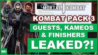 MK1 KOMBAT PACK 3 Guests Skins & Finishers LEAKED? Mortal Kombat 1