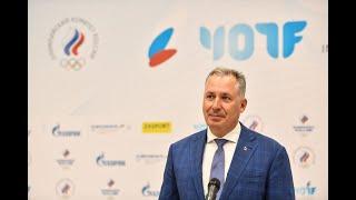 Пресс-подход Президента ОКР С.А. Позднякова на МФЮО 2023