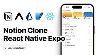 Building a Notion Clone with React Native Expo & Prisma  Local-First Tutorial