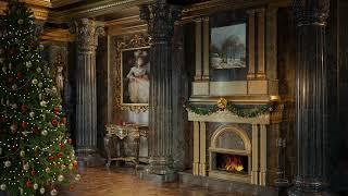 Victorian Period Drama Christmas Ambience  Basic Background Noise  Calm Fireplace Sounds  3 Hours