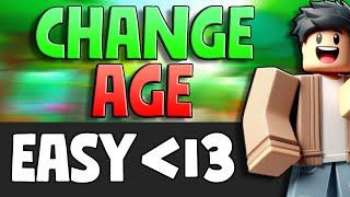 How To Change Your Roblox AGE If Under 13 2024 Change Birthday