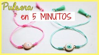 PULSERA de HILO en 5 MINUTOS ⏰  Súper Fácil