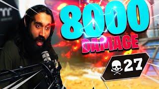 ShivFPS SOLO *WORLD RECORD* ? WITH *8000 DAMAGE* in APEX LEGENDS  ShivFPS Apex Best Moments
