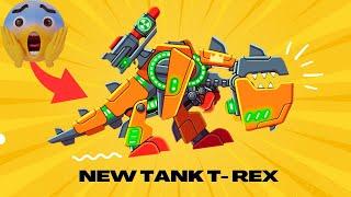 Hills of Steel NEW TANK REX Unlocked LEGENDARY TANK REX FIGHTS - Its a Robot Tank.