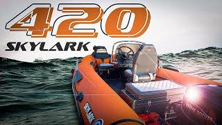 Обзор SKYLARK 420 и лодочный мотор Marine Rocket
