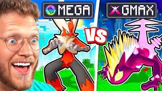 GIGANTAMAX vs MEGA RANDOM STARTER POKEMON In Minecraft