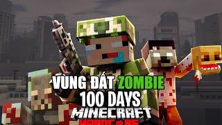 KiroMC tóm tắt 100 ngày sống sót trong vùng đất Zombie Minecraft siêu khó  FULL SERI