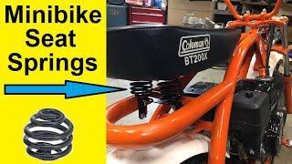 How To Install Bobber Seat Springs on a Minibike