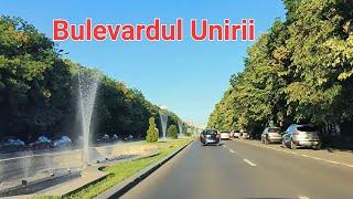 Bucuresti  Bulevardul Unirii  Fantani arteziene  August 2023