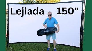 REVIEW Lejiada 150 Outdoor Projector Screen Assembly