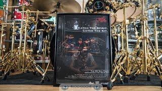 Neil Peart R30 Drum Set at the Music City Drum Show
