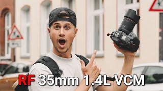 Canon RF 35mm 1.4L VCM lens review Tested on R5 II R1 and R3