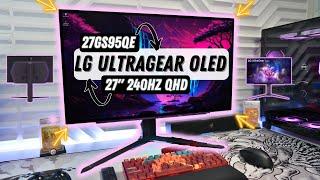 LG 27GS95QE-B 27 UltraGear OLED Gaming Monitor Unboxing & Review