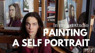 Painting a self portrait in oils - Personal chat