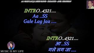 Aa Gale Lag Ja Mere Sapne Karaoke With Scrolling Lyrics Eng. & हिंदी