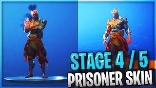 Fortnite Prisoner Skin STAGE 4 & 5 UNLOCK LOCATION Release DATE