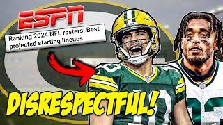 Reacting to ESPNs DISRESPECTFUL Packers Team Ranking