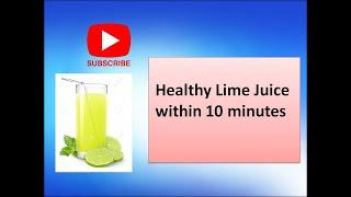 Easy Naran juice recipe  Lime  juice with English Subtitles