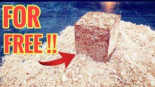 Build this simple Wood Briquette Press and save Money