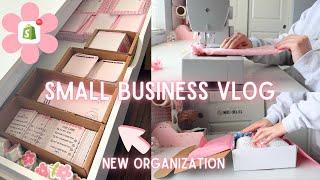 Small Business Vlog  Pack Orders With Me Small Business Packaging Organization & Packaging Ideas