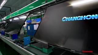 CHiQ Changhong - the factory in China where they build new super TV