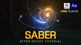 After Effects Saber Plugin Tutorial Particles line l Saber 파티클 라인 튜토리얼