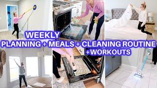 NEW  WEEKLY CLEANING ROUTINE  PLAN WITH ME  WHAT I EAT IN A DAY  HOMEMAKING  JAMIES JOURNEY