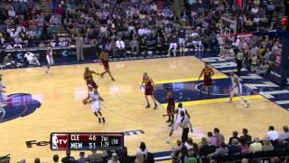 Tony Allen funny fake pass vs. Cavs Apr 23 2012