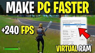 How To Increase VIRTUAL MEMORY in Windows 1011 - How To BOOST FPS In Games