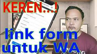 tutorial link form for WhatsApp 2021   trik WhatsApp