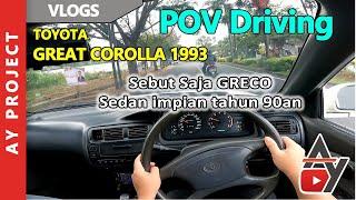 POV Driving Great Corolla 1993 - Obat Nostalgia 90an