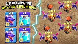 TH16 NEW ATTACK STRATEGY Dragon + Clone Spell With Low Level Heroes  CLASH OF CLANS 2024